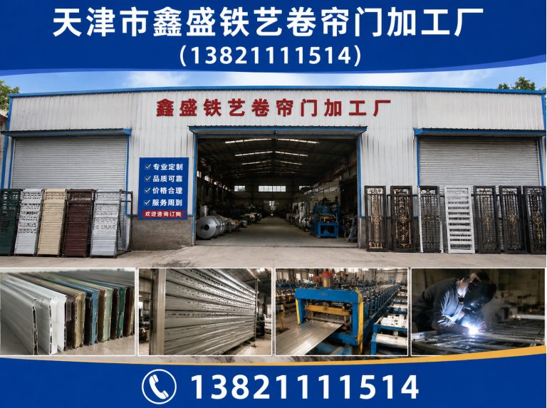 西青区电动卷帘门展示图