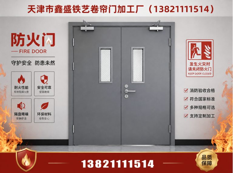 西青区天津市鑫盛铁艺卷帘门加工厂展示图